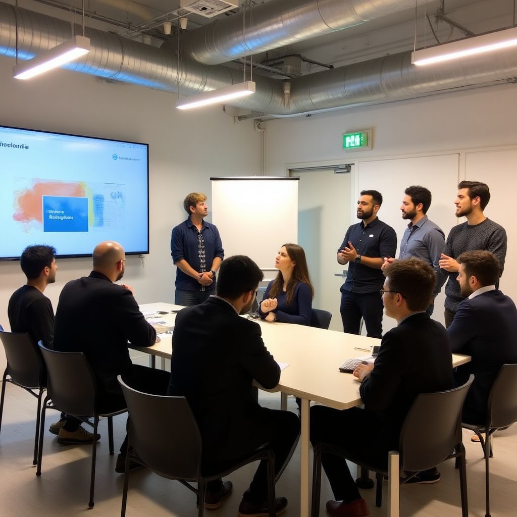 Visita a aceleradora de startups en Córdoba